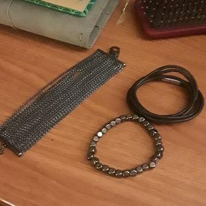 Three bracelets
